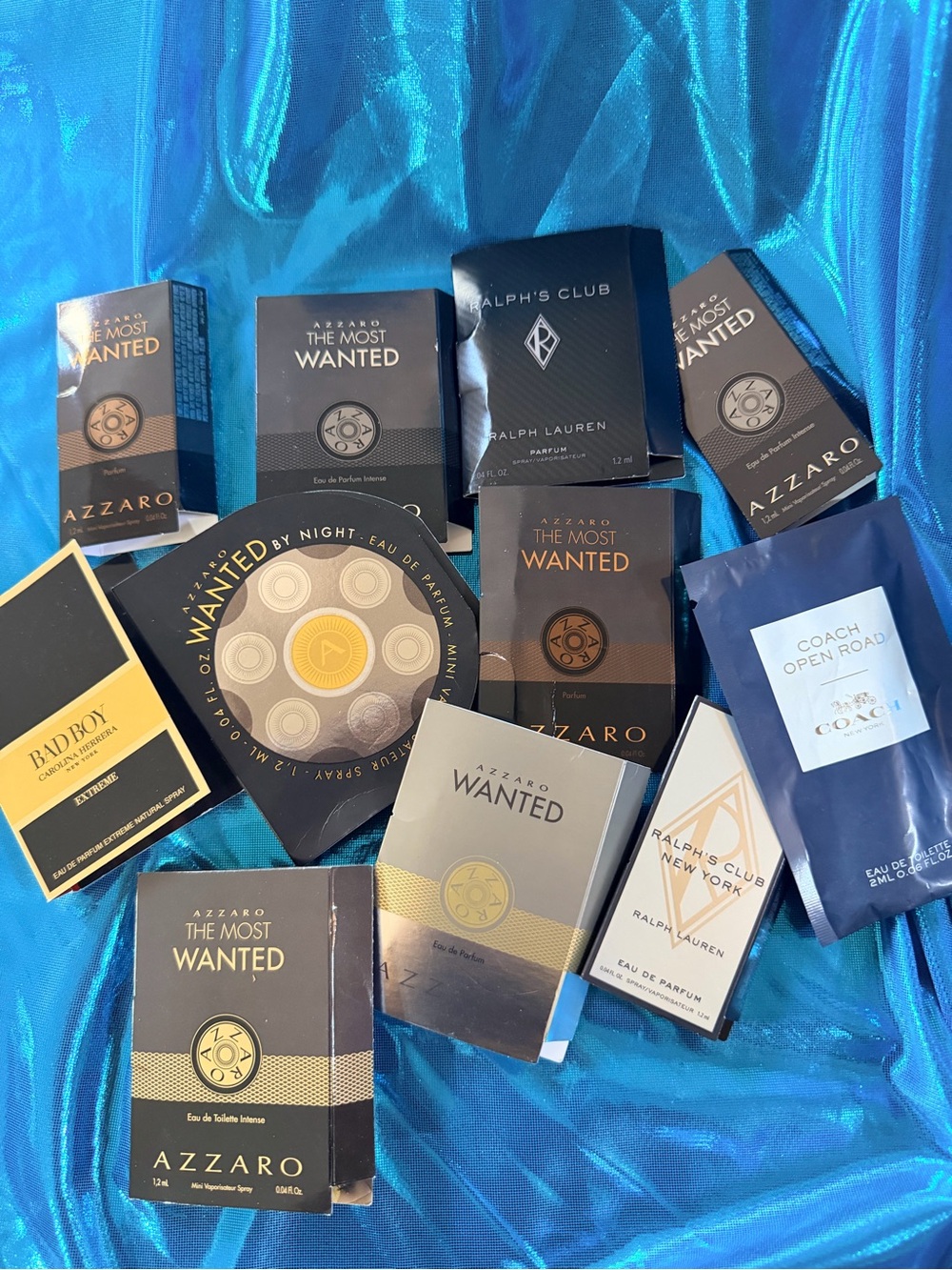 Bundle of 11 men’s premium sample bottles 1 price NWT